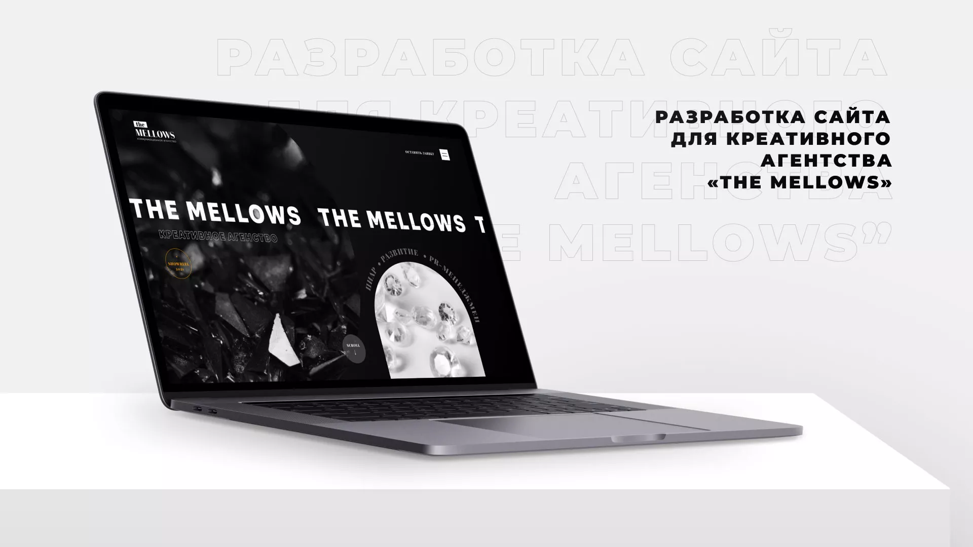 Разработка сайта креативного агентства «The Mellows» в Прокопьевске