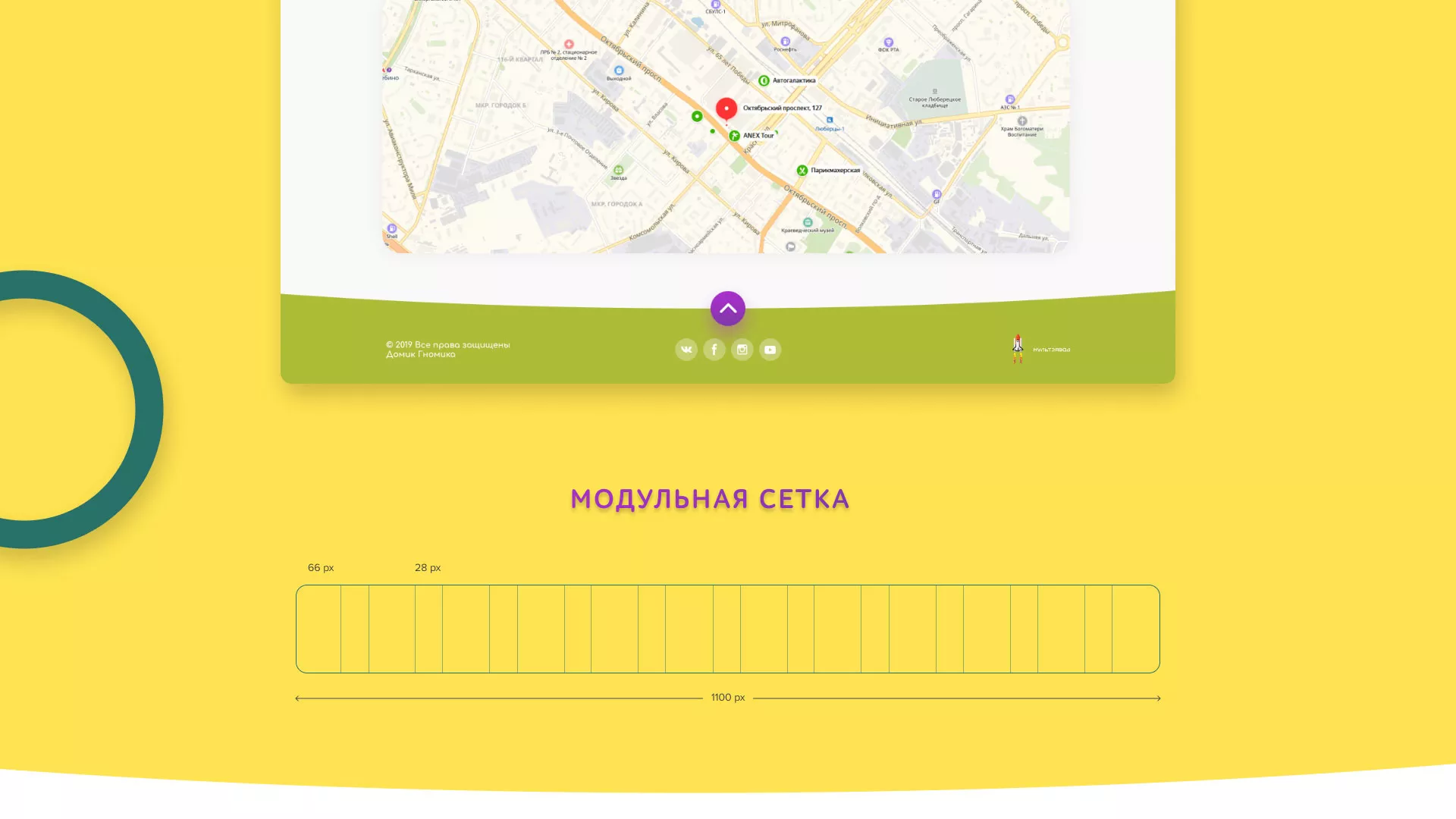 Разработка сайта детского активити-клуба «Домик гномика» в Прокопьевске