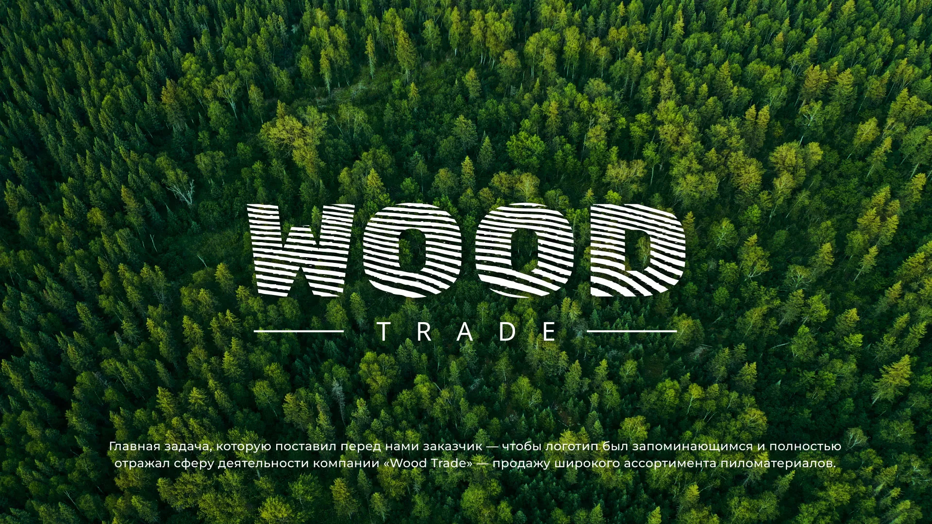 Разработка логотипа для компании «Wood Trade» в Прокопьевске