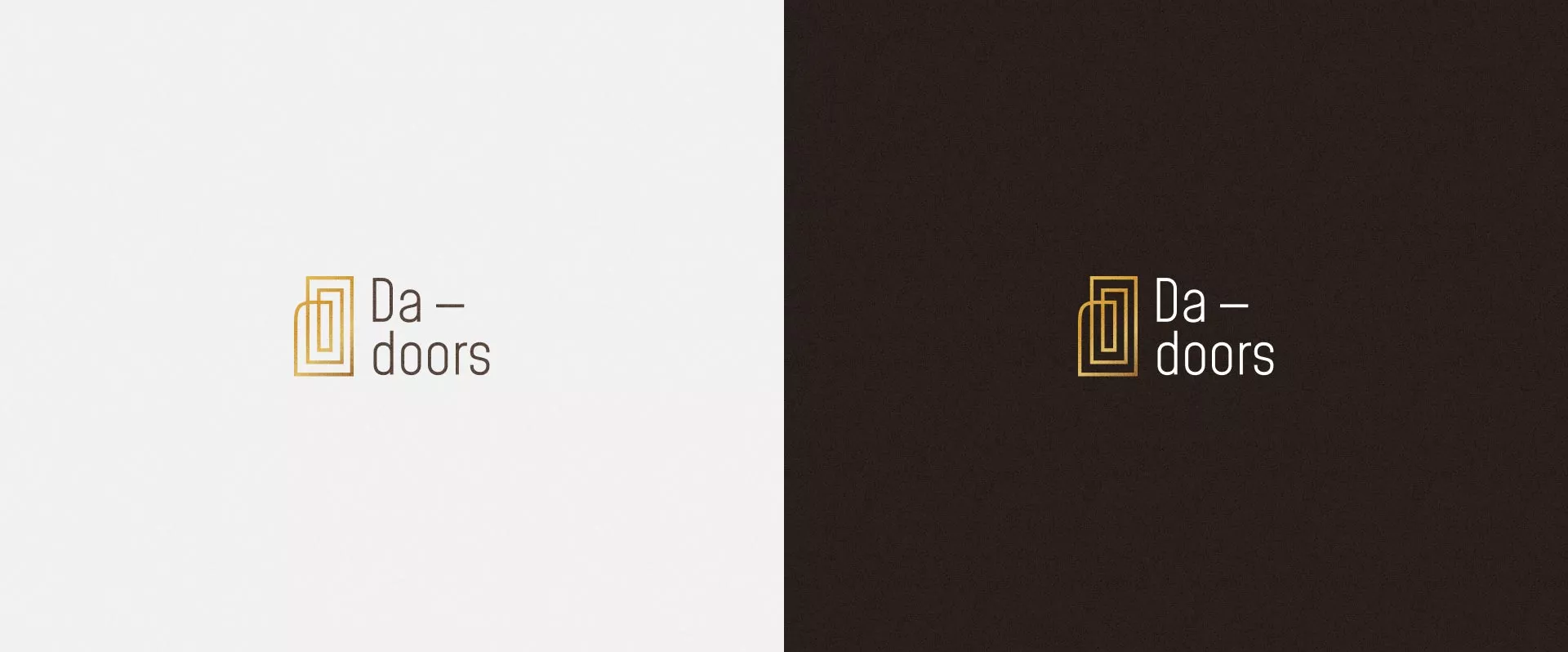 Разработка логотипа для компании «DA-DOORS» в Прокопьевске